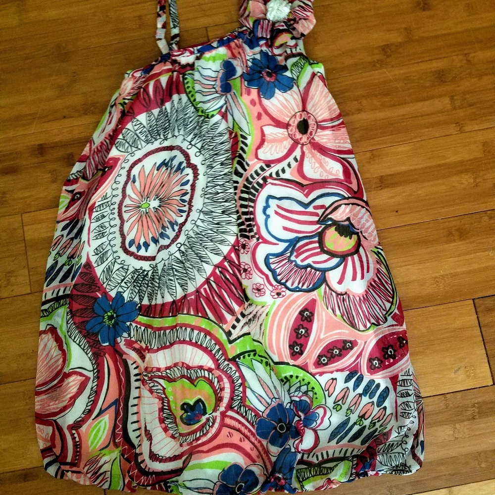 Girls new sleeveless Angel multicolored Sundress